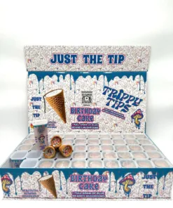 trippy tips birthday cake​